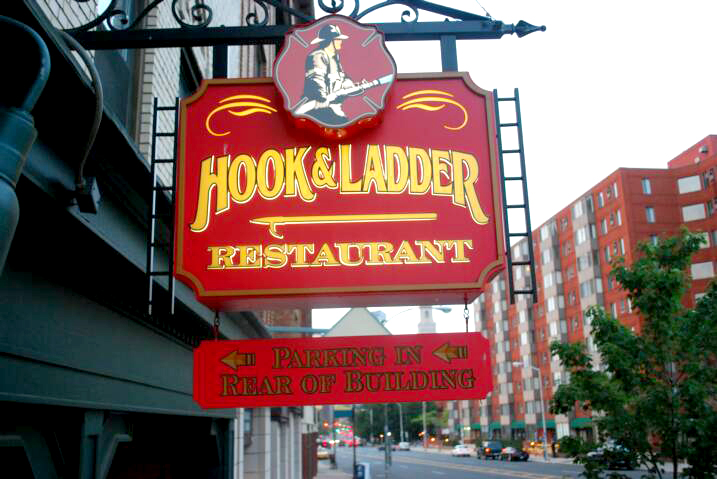 Come to the Hook & Ladder Restaurant on Main Street in downtown Hartford, CT